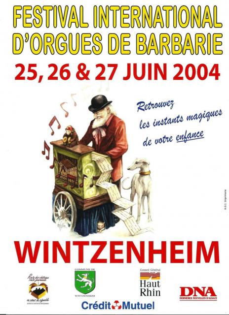 5ème Festival International d'Orgues de Barbarie - 2004